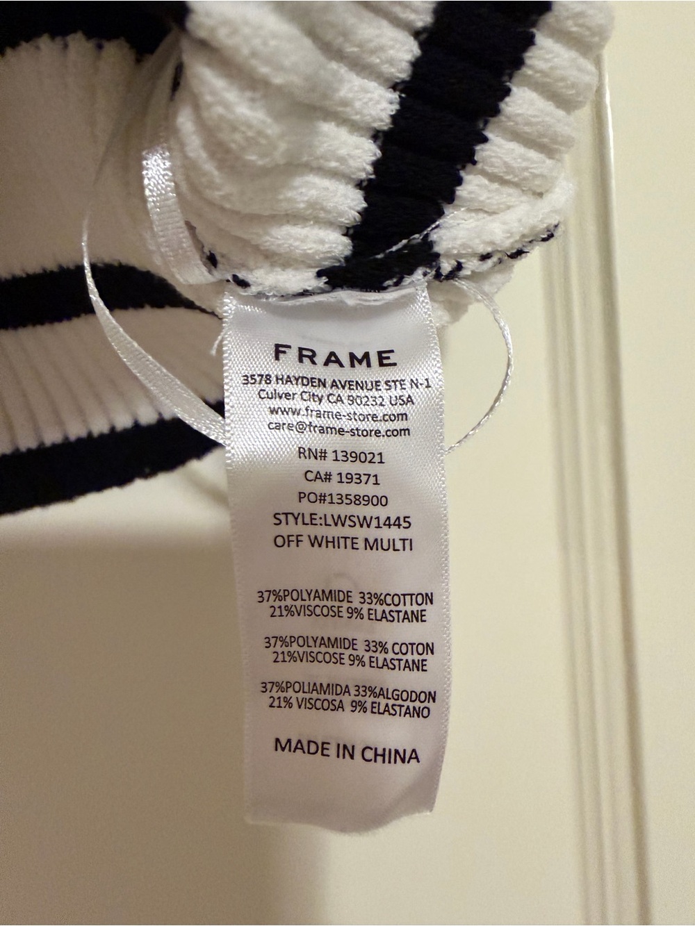 FRAME Rib Bralette Top - Picture 8 of 11